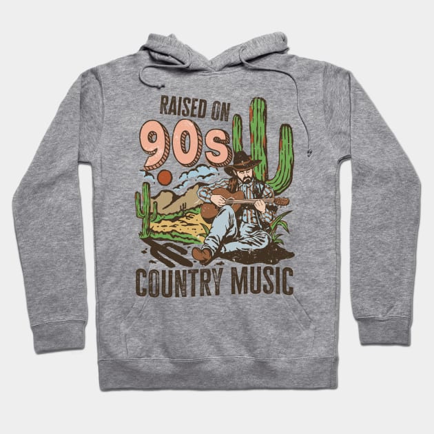 Raised On 90's Country Music Hoodie by Brooke Rae's